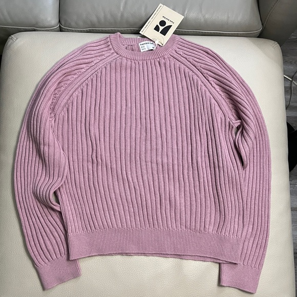 NWT - Frank & Oak Women’s Crewneck Ribbed Knit Sweater - Size M - Picture 3 of 8